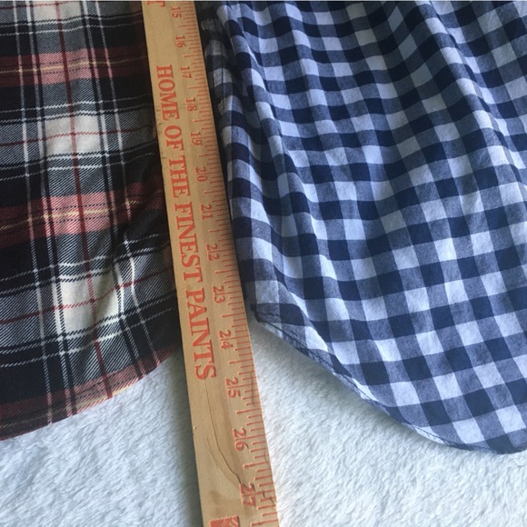 Wet Seal & J.Crew Plaid and Checkered Button Up Blouse Top Lot of 2 Size Small - Picture 10 of 11
